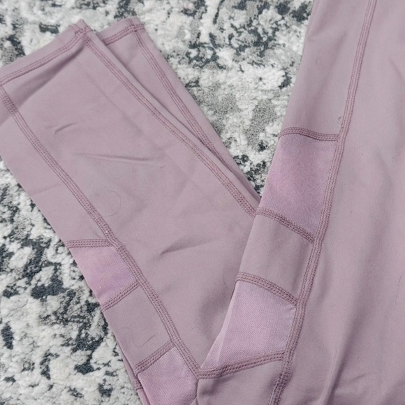 Garage Sport Mauve Mesh Cutout Leggings - Picture 5 of 11